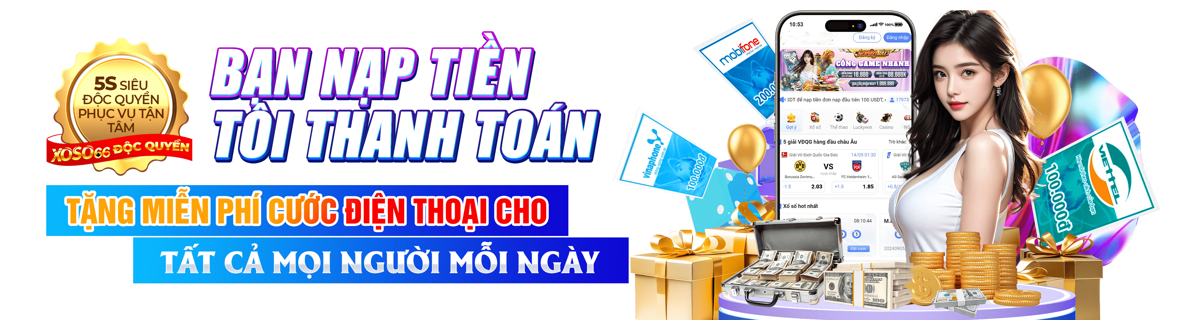 Hình ảnh quảng cáo của jobet hiển thị nền tảng và các lợi ích