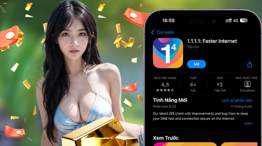 Hình ảnh quảng cáo của jobet hiển thị nền tảng và các lợi ích
